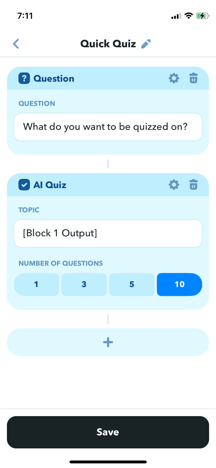 AF app mode quiz