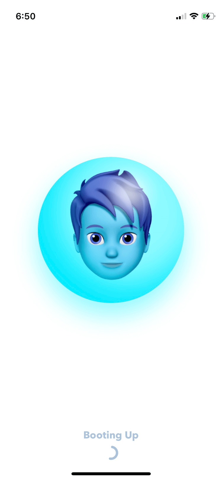 AF app boot up screen