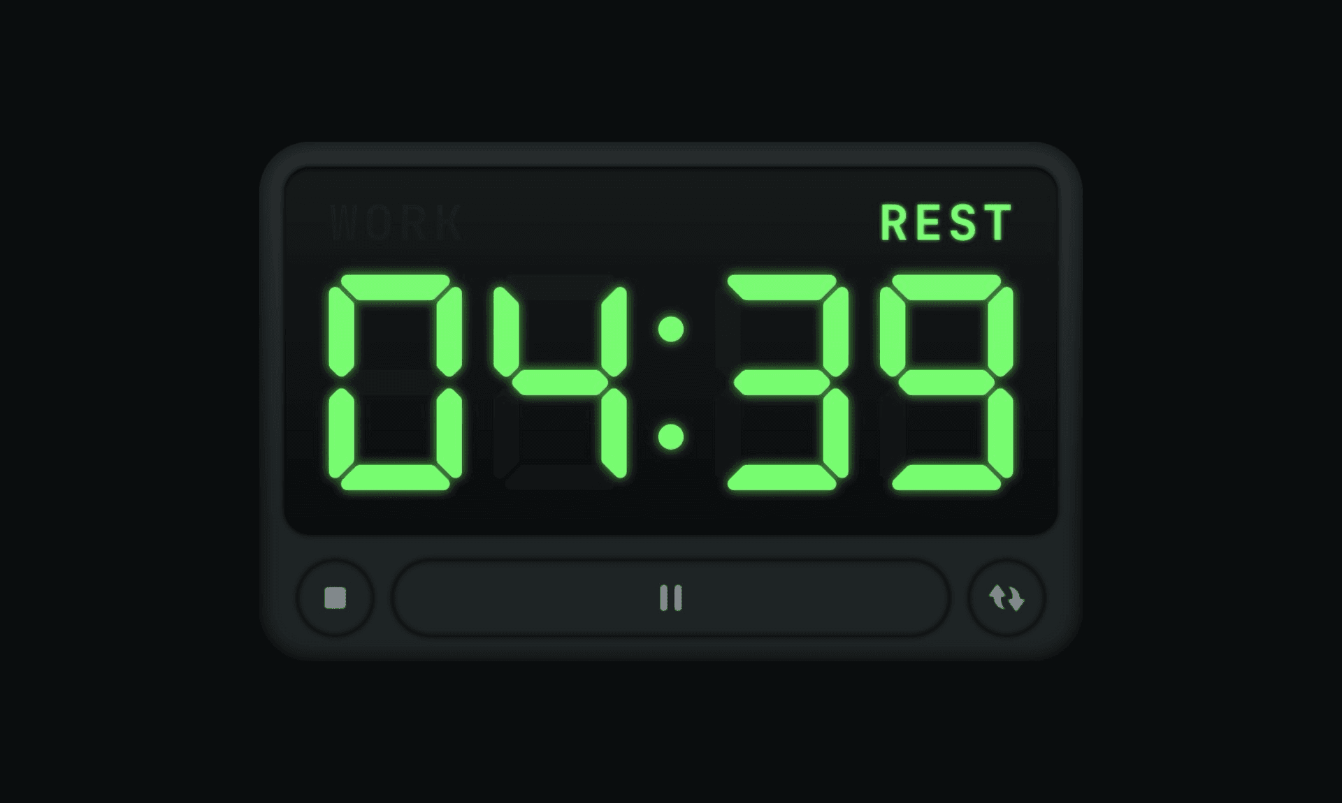 Focus Timer rest phase on